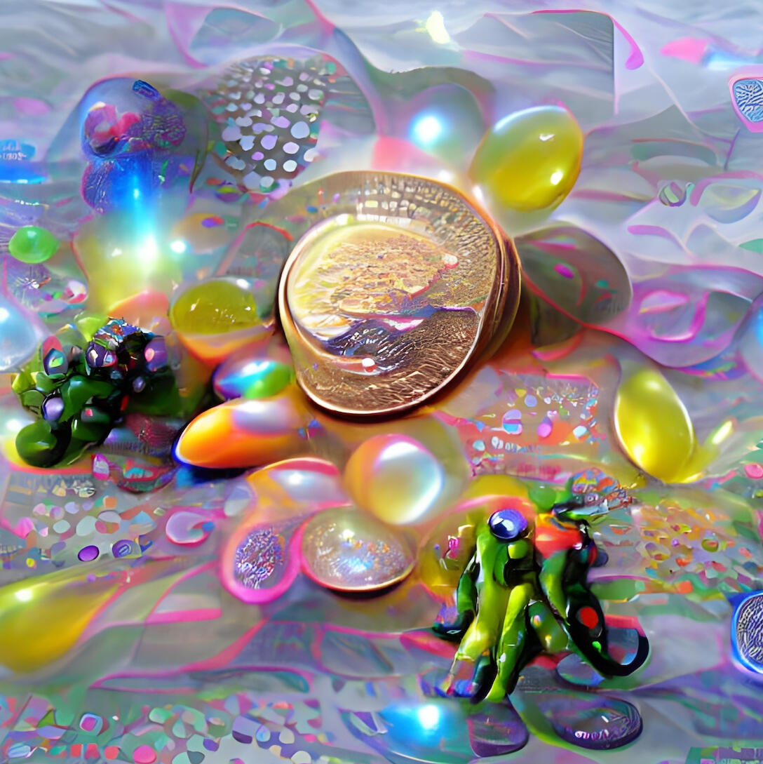 Creative Currency Utopian Flow, Jodi Rose & Nightcafe (VQGAN + CLIPS)